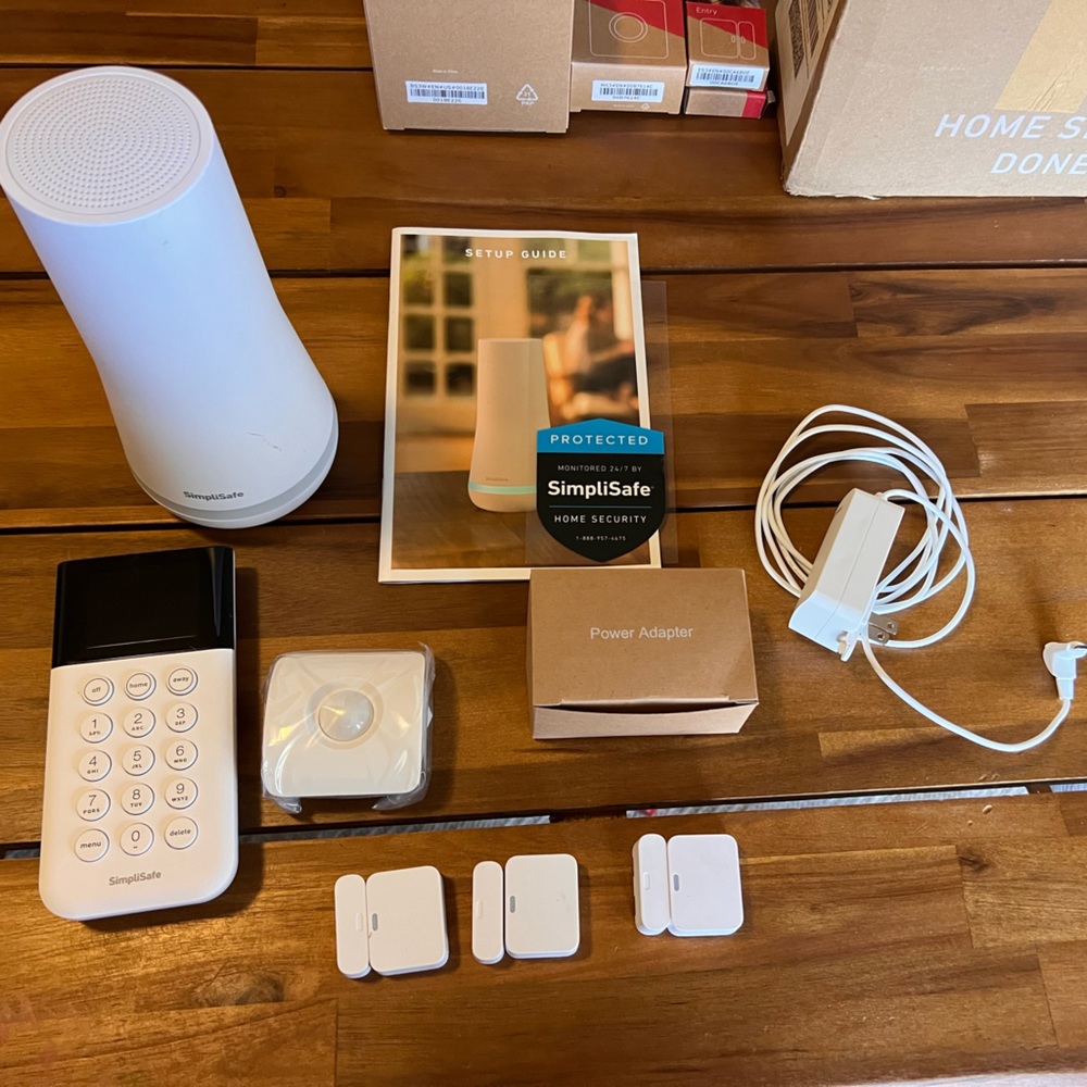 SimpliSafe portable security system